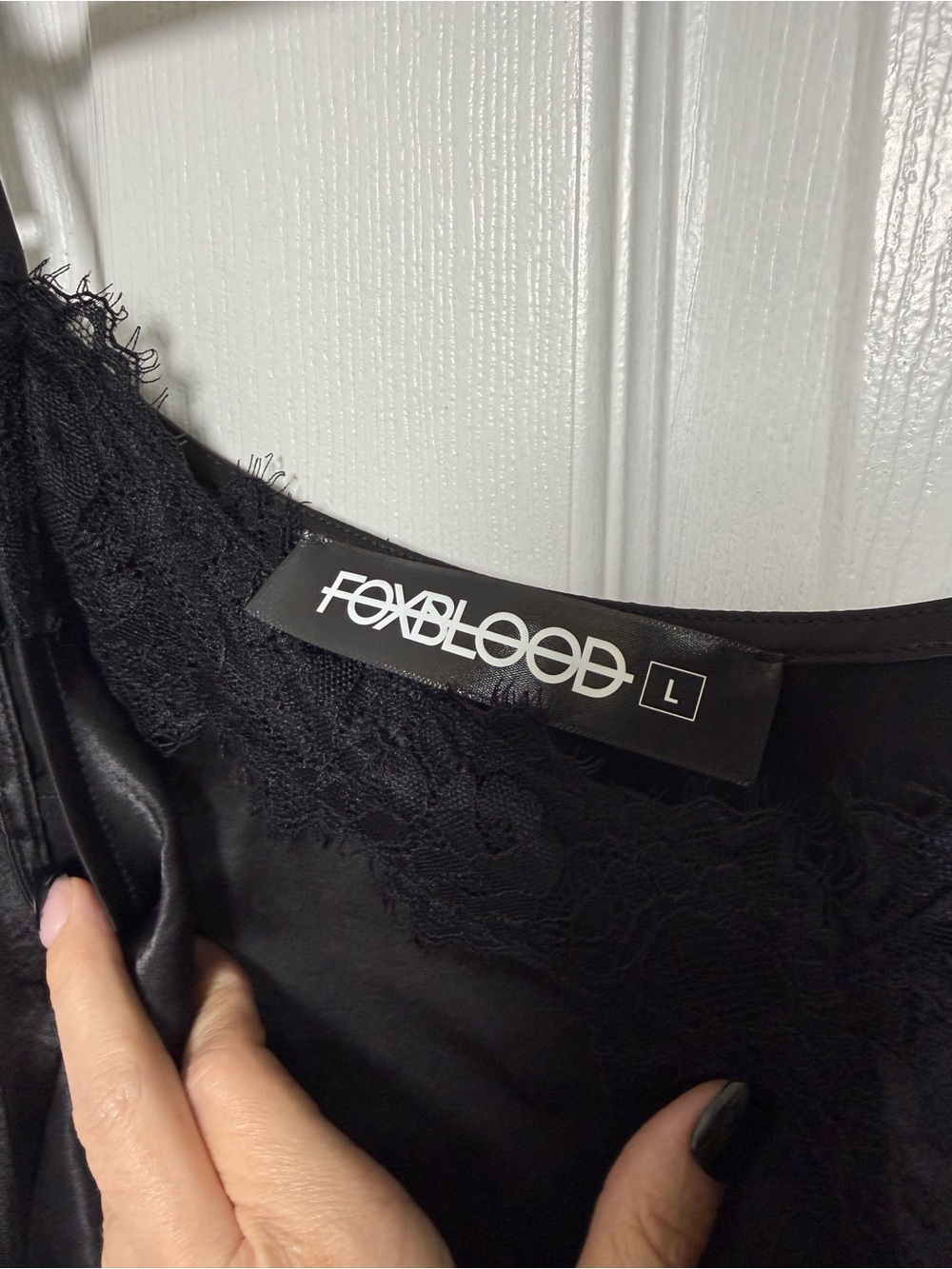 Foxblood Sasha Satin Maxi Slip Dress - Picture 8 of 10